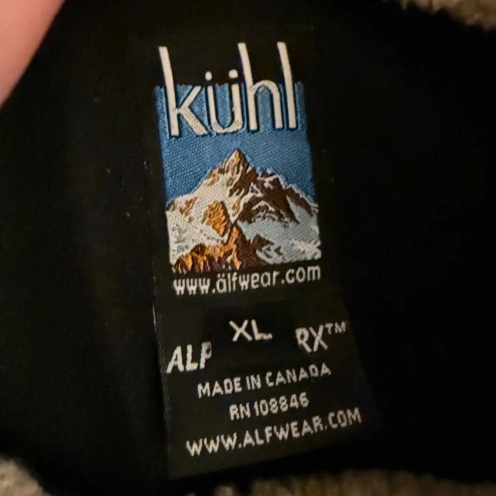 Vintage Kuhl Alpenwurx Fleece Jacket Mens XL Made In Canada Alfwear Black